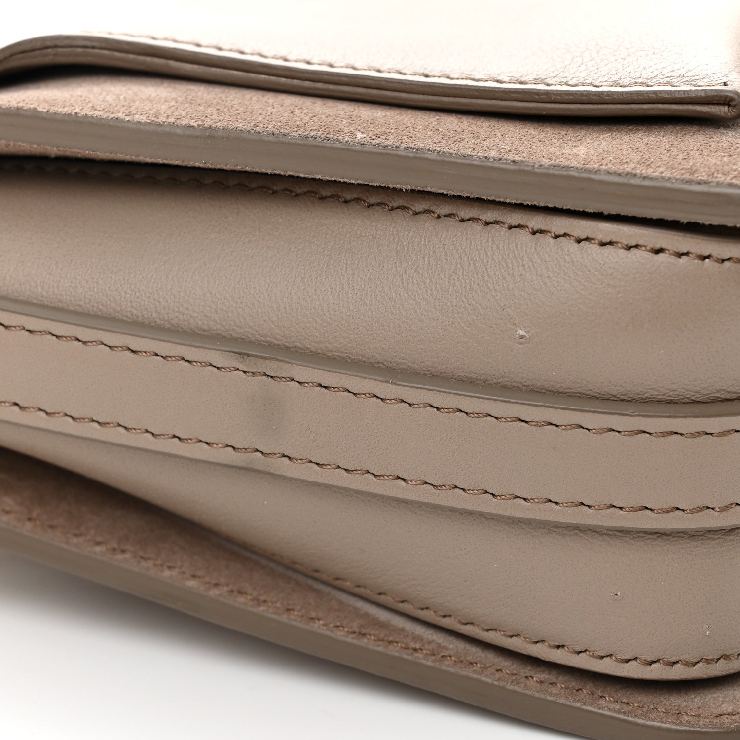 Chloe Calfskin Suede Small Roy Bag Motty Grey 13 of 16
