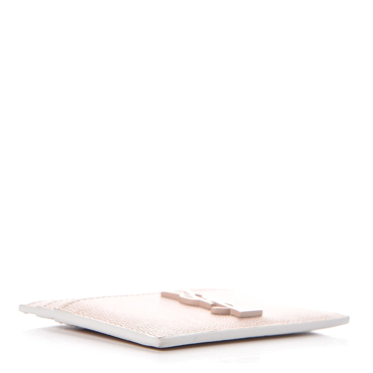 Grain De Poudre Monogram Credit Card Case Rose