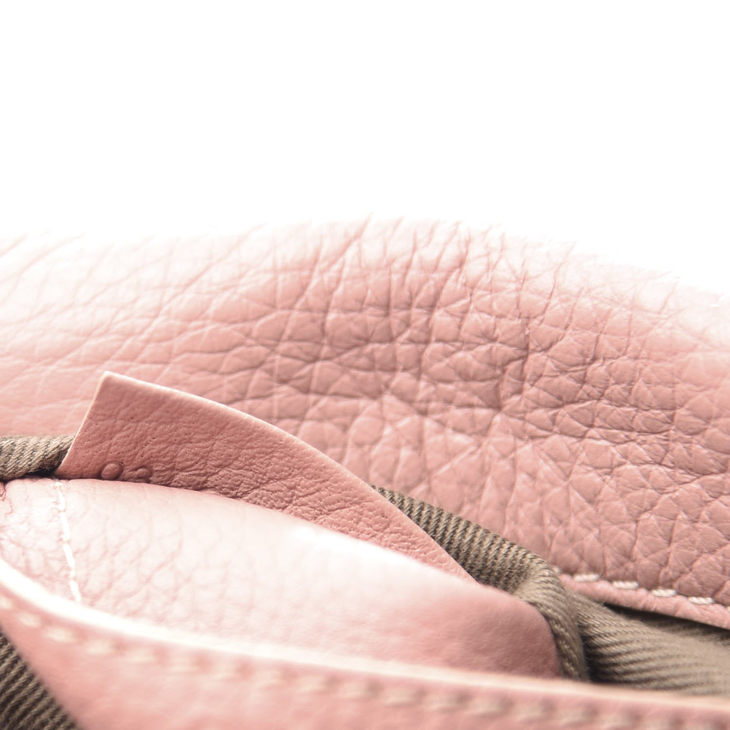 Chloe Grained Calfskin Small Marcie Saddle Bag Anemone Pink 6 of 11