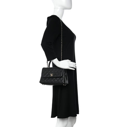 Chanel Caviar Quilted Mini Coco Handle Flap Black 2 of 10