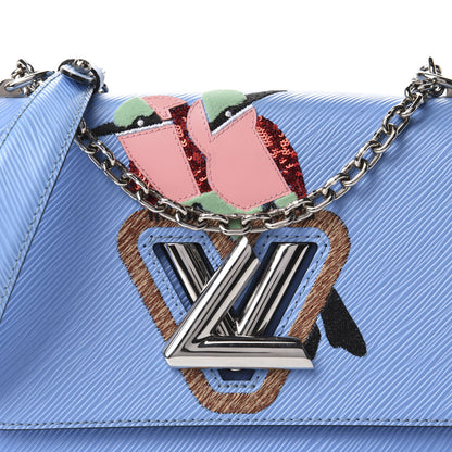 Louis Vuitton Epi Tropical Birds Twist Shoulder Bag MM Bleuet 10 of 10