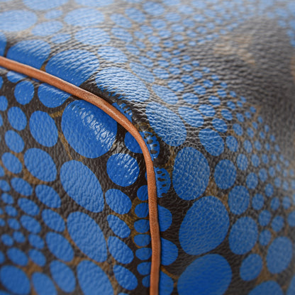 Louis Vuitton Monogram Kusama Town Speedy 30 Blue 10 of 14
