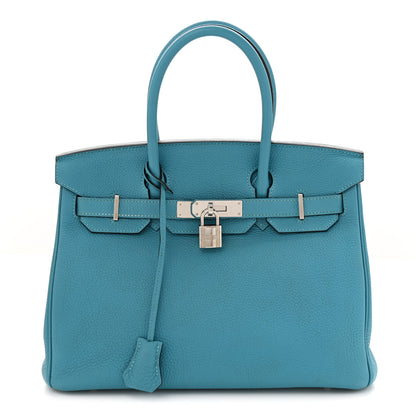 Hermes Togo Birkin 30 Turquoise 1 of 11