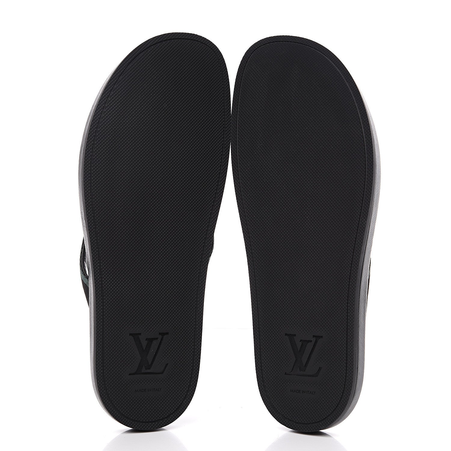 Louis Vuitton Taiga Mens Thong Sandals 10.5 Navy 5 of 8