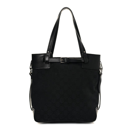Gucci Monogram Small Bucket Tote Black 1 of 11