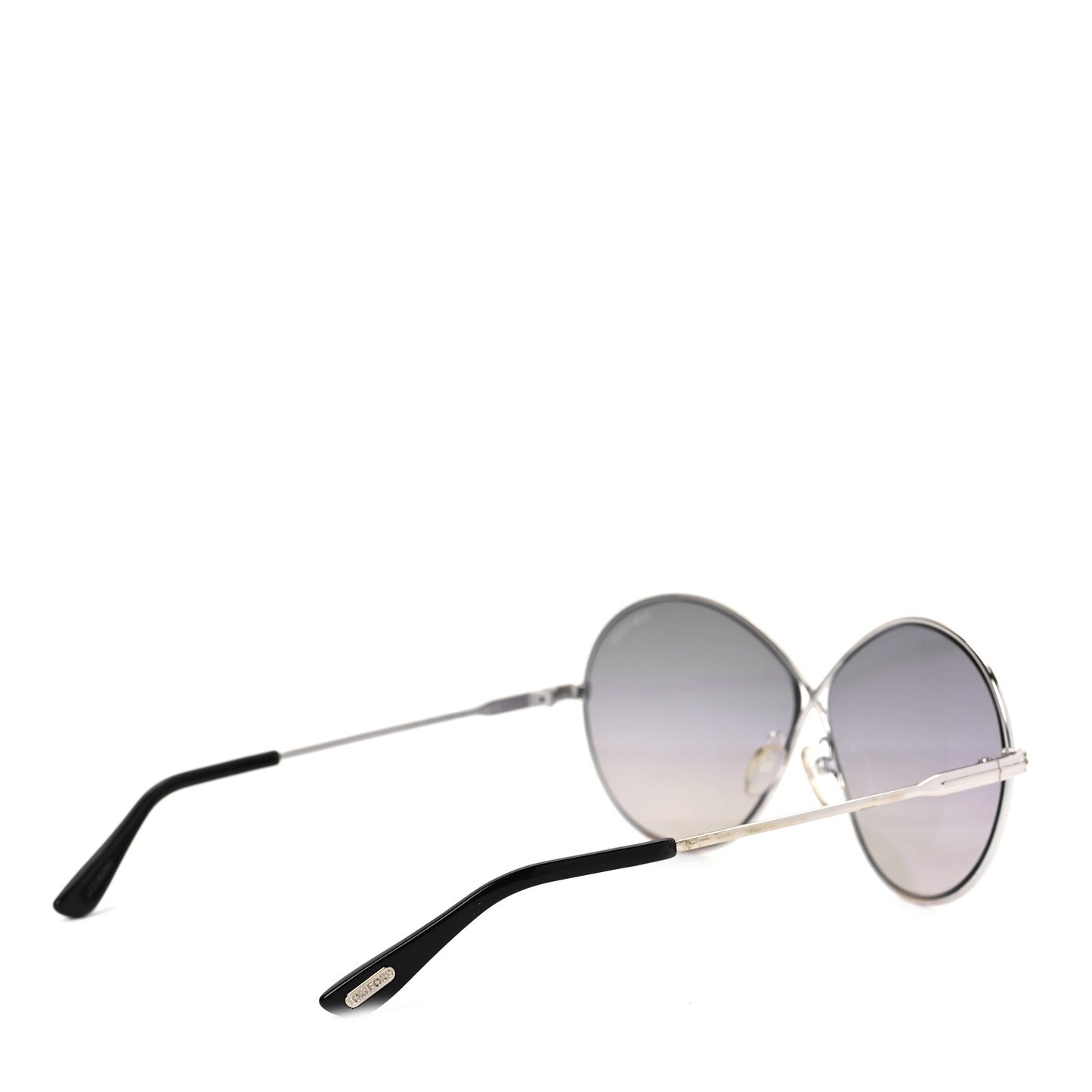 Metal Rania-02 Oval Sunglasses TF564 Silver