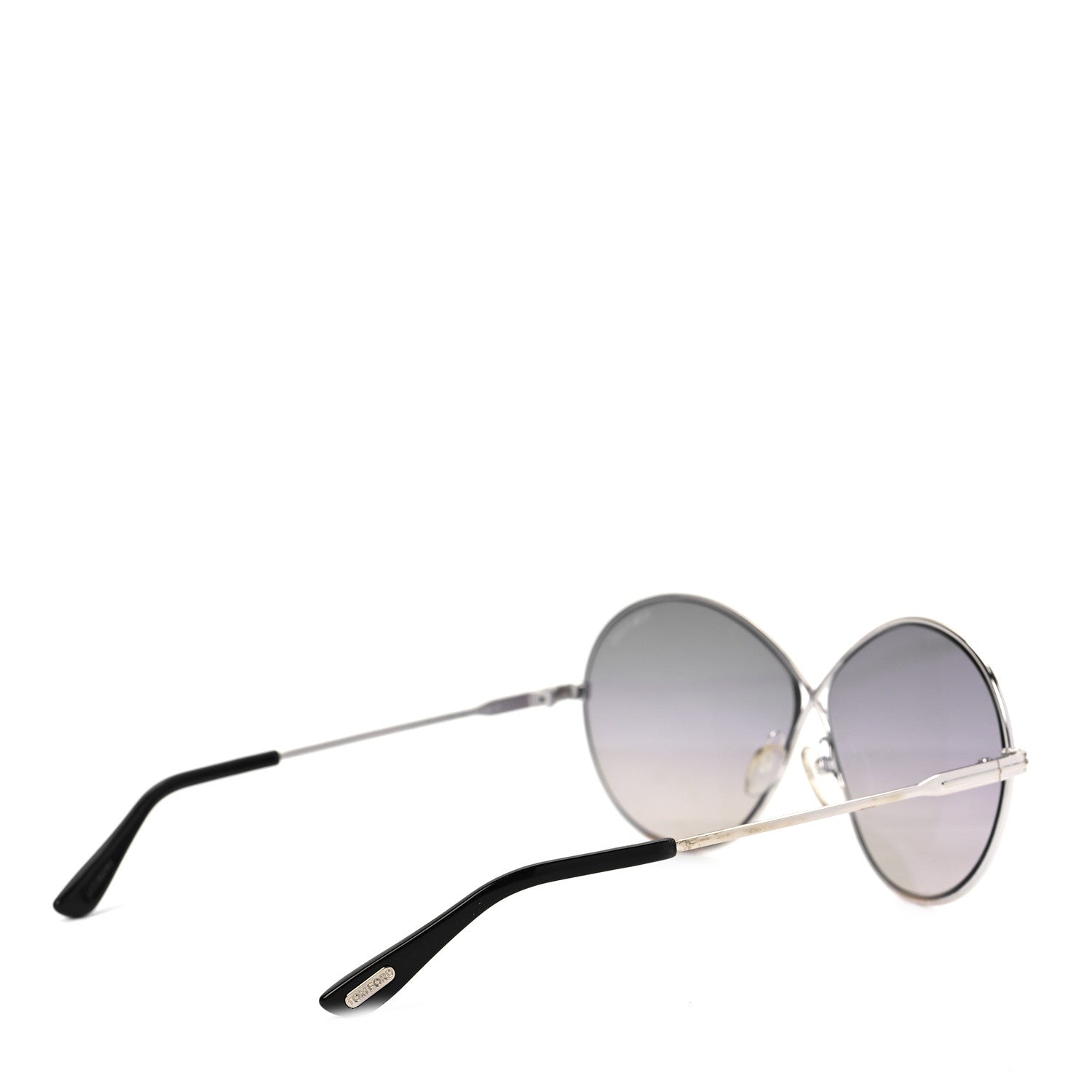Tom Ford Metal Rania-02 Oval Sunglasses TF564 Silver 4 of 7