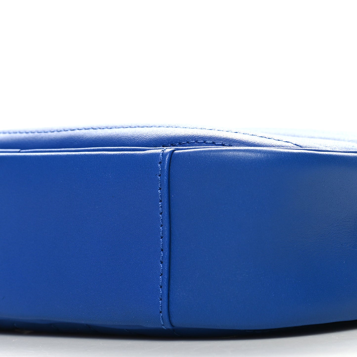 Calfskin New Wave Camera Bag Bleu Neon