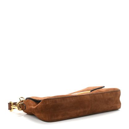 Fendi Chamois Baguette Marrone 4 of 11
