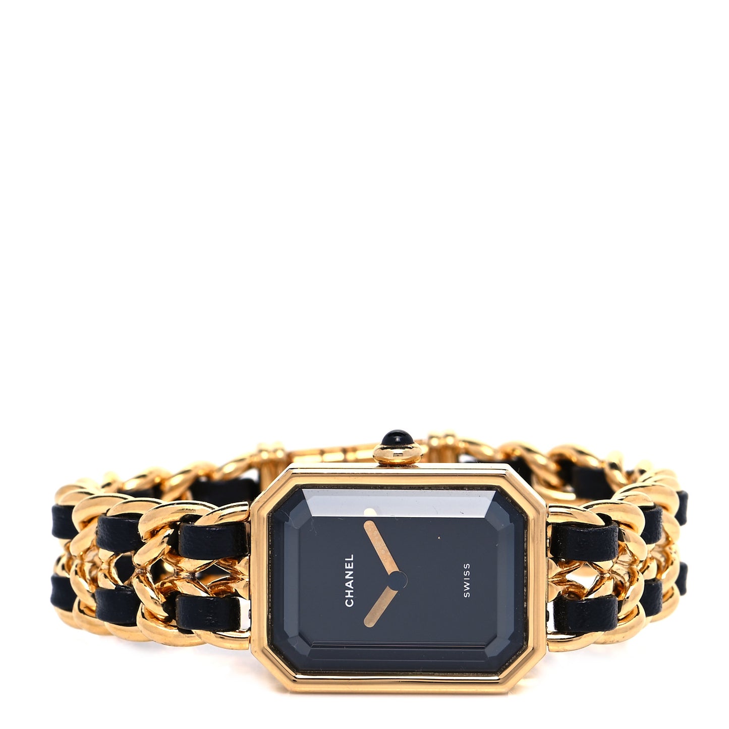 Stainless Steel Lambskin 20mm Chain Premiere Quartz Watch Gold M