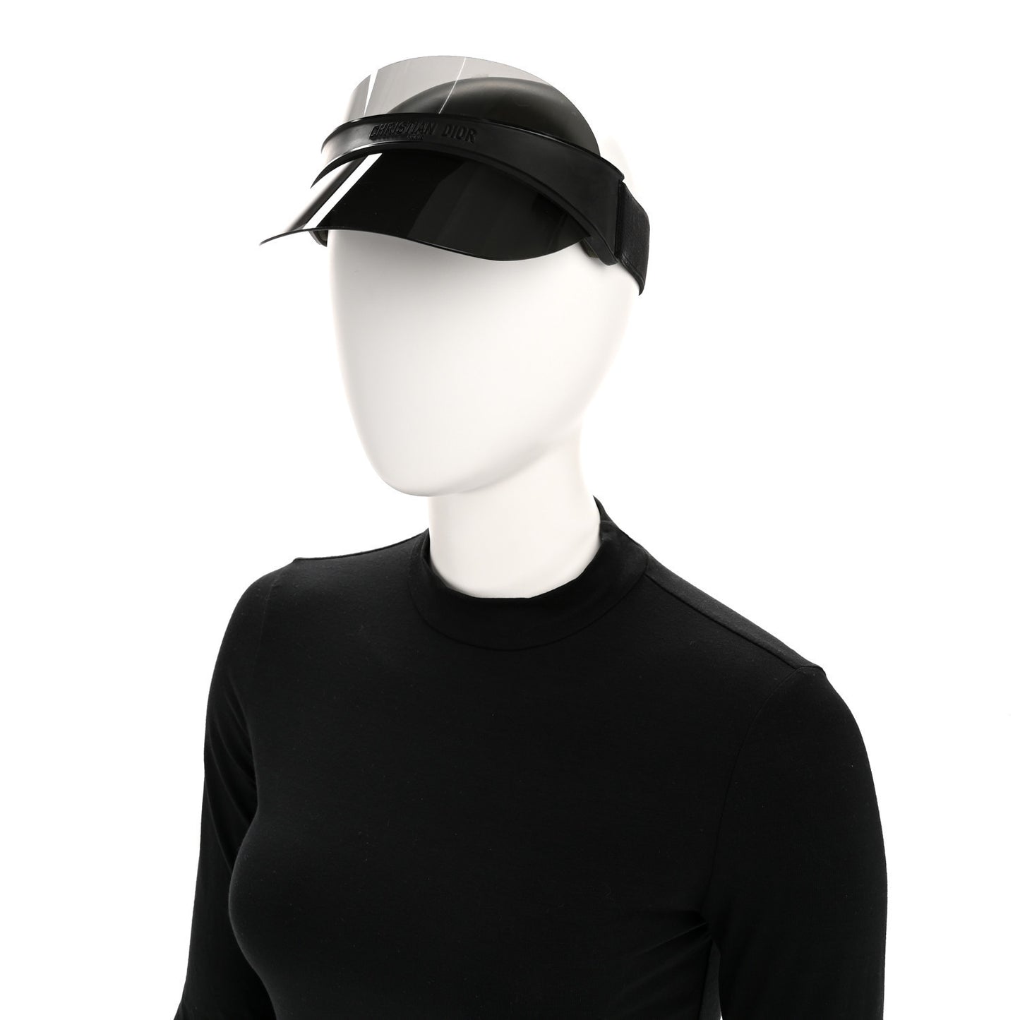 Mirrored DiorClubV1U Sun Visor Black