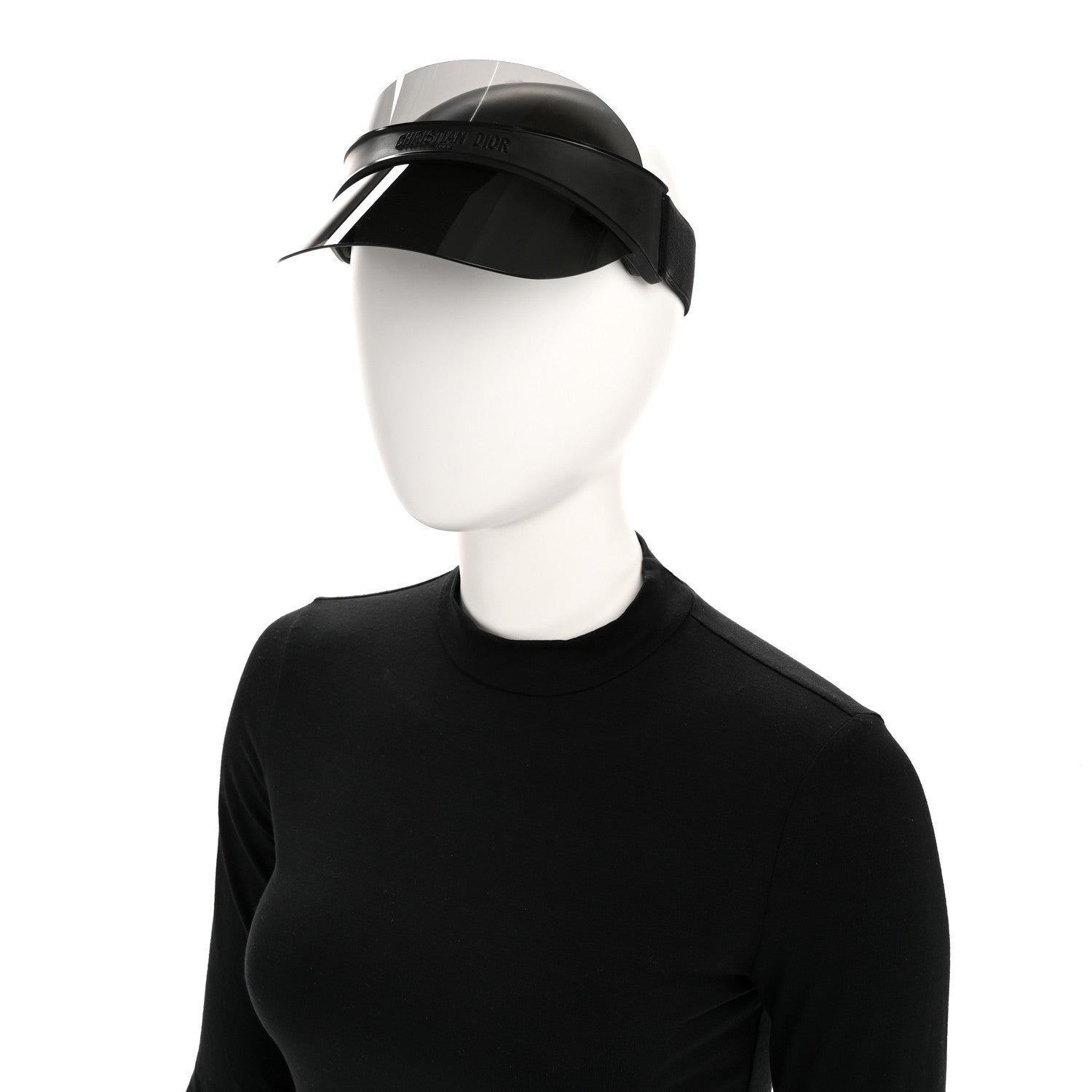 Christian Dior Mirrored DiorClubV1U Sun Visor Black 2 of 8