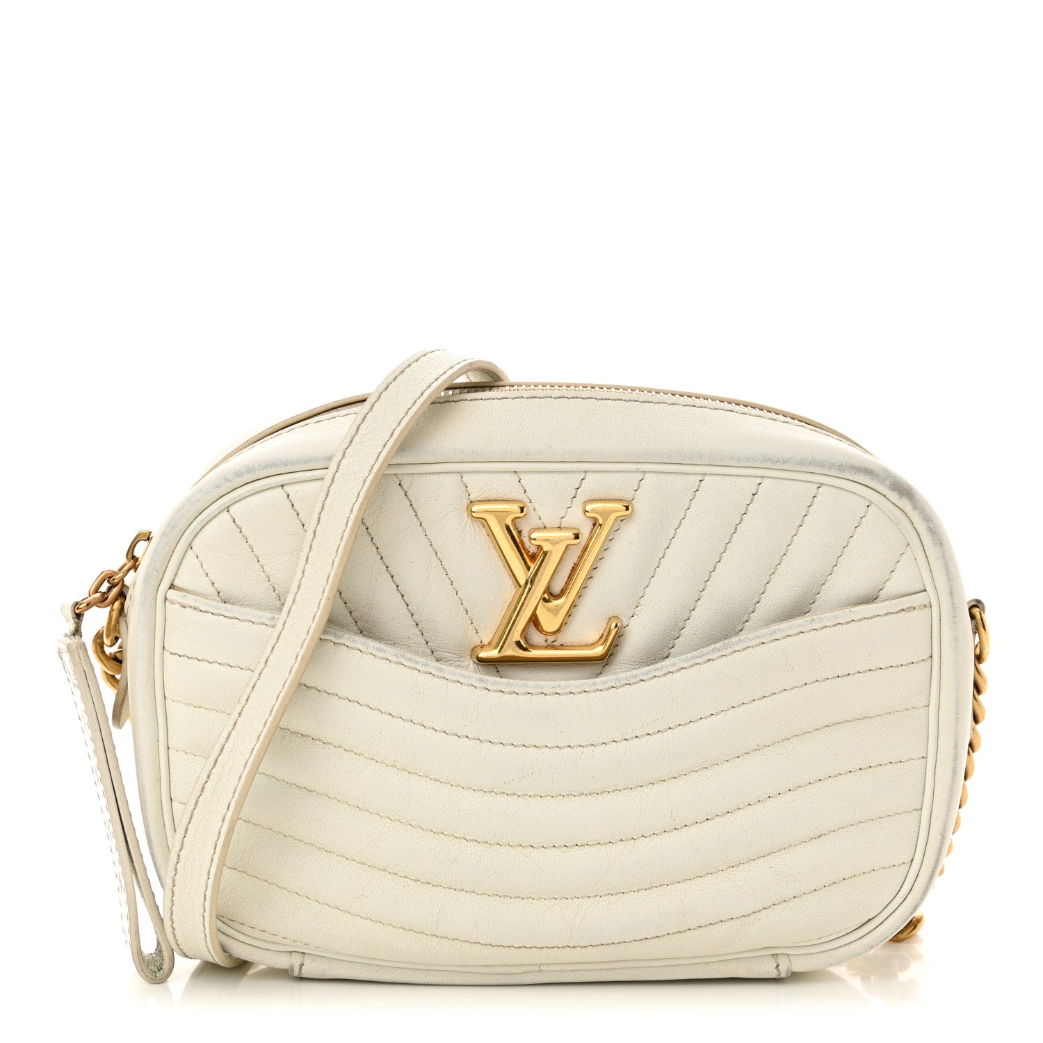 Louis Vuitton Calfskin New Wave Camera Bag White 1 of 19