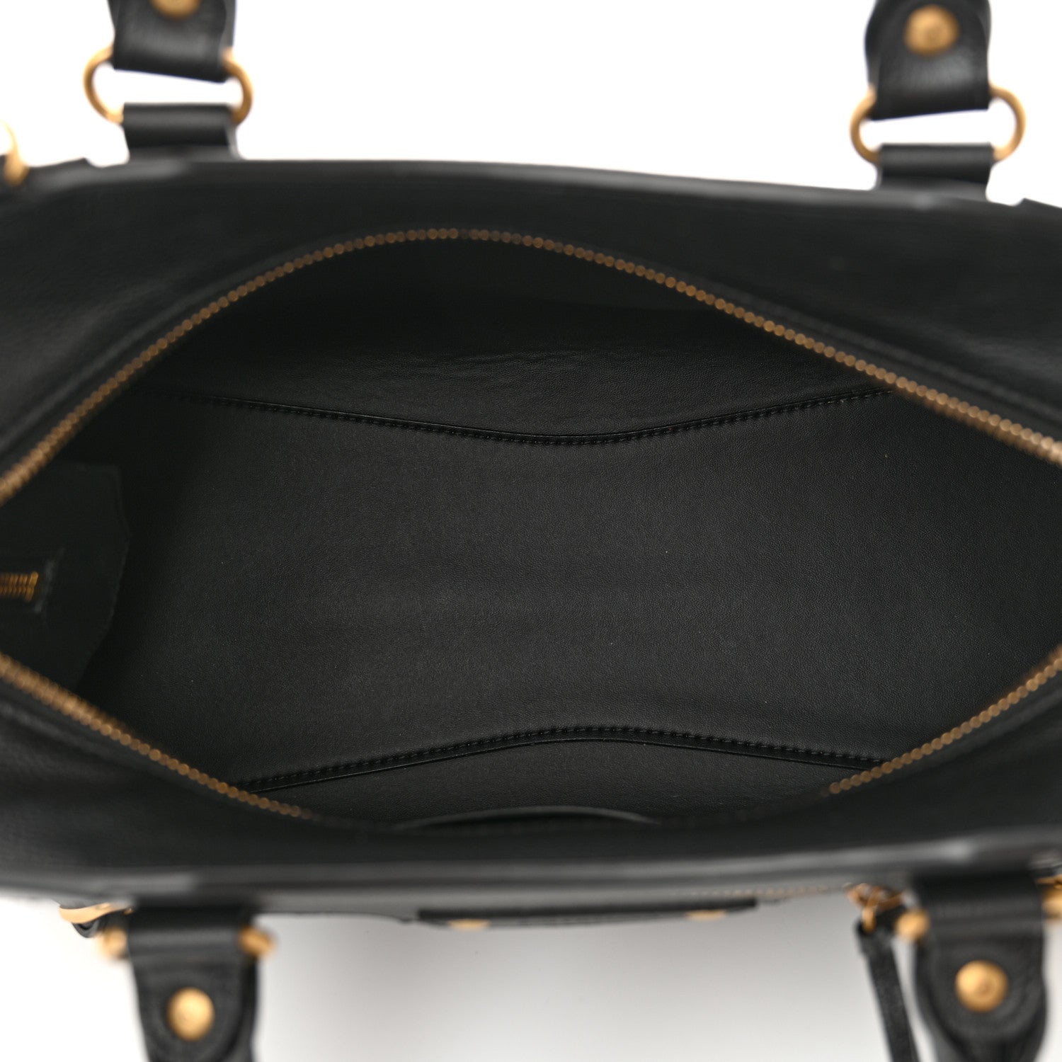 Balenciaga Grained Calfskin Neo Classic Gold Hardware S City Black 5 of 12