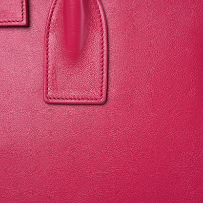 Saint Laurent Calfskin Small Sac De Jour Bubblegum 9 of 11
