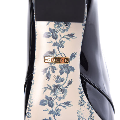 Gucci Vernice GG Victoire 55mm Loafer Pumps 37 Black 6 of 8
