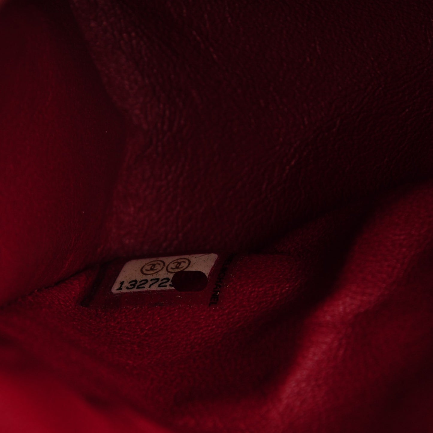 Metallic Brocade Quilted Medium Double Flap Rouge Argent