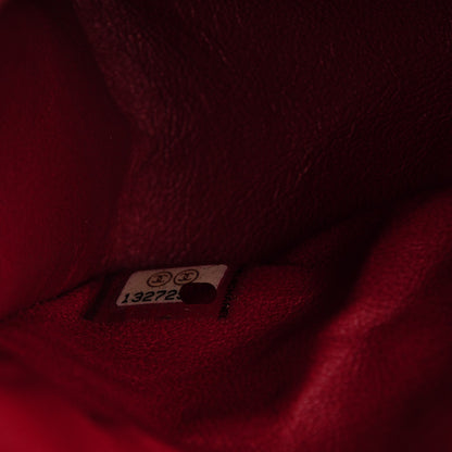 Chanel Metallic Brocade Quilted Medium Double Flap Rouge Argent 8 of 9