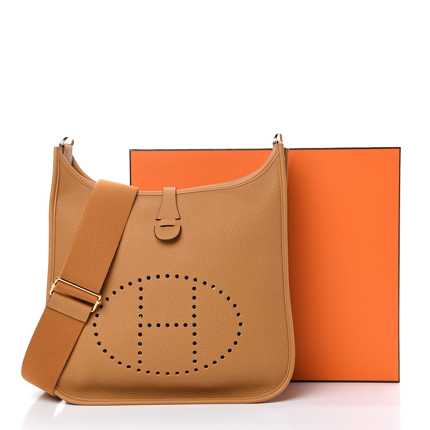Hermes Taurillon Maurice Evelyne III PM Sesame 10 of 10