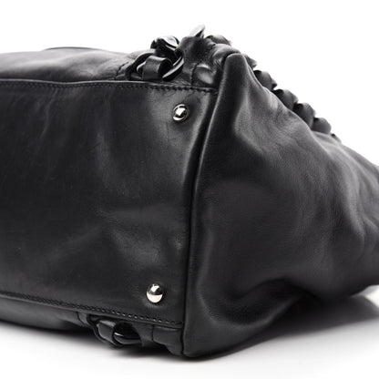 Chanel Calfskin Modern Chain Rhodoid East West Tote Black 7 of 10