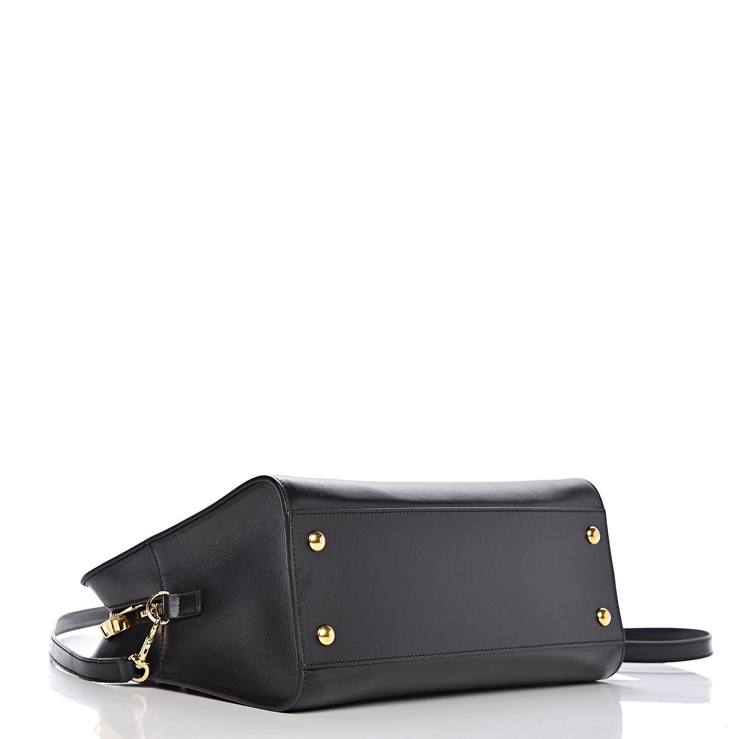 Smooth Calfskin Small Monogram Cabas Black