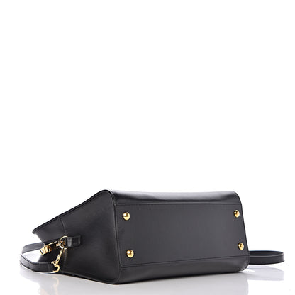Saint Laurent Smooth Calfskin Small Monogram Cabas Black 5 of 11