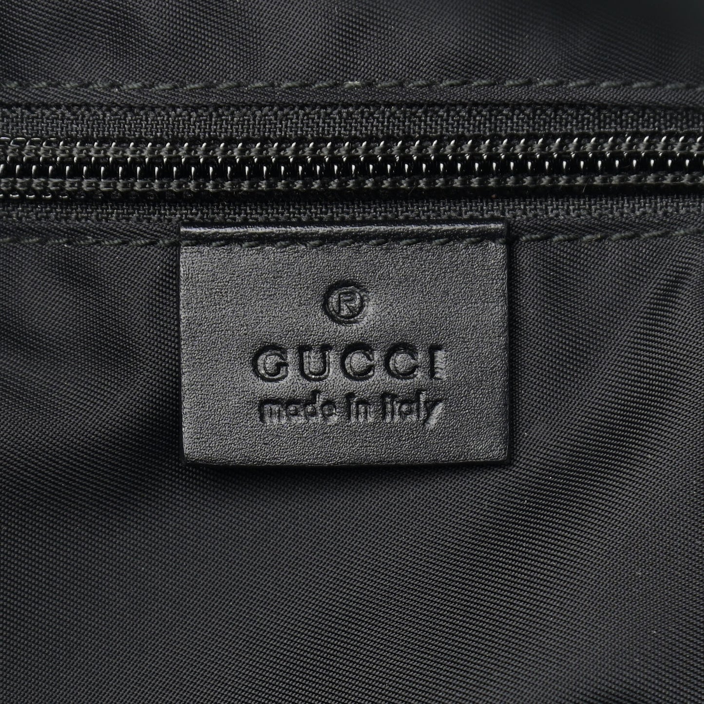 GG Supreme Monogram Web Medium Zippered Tote Beige Black