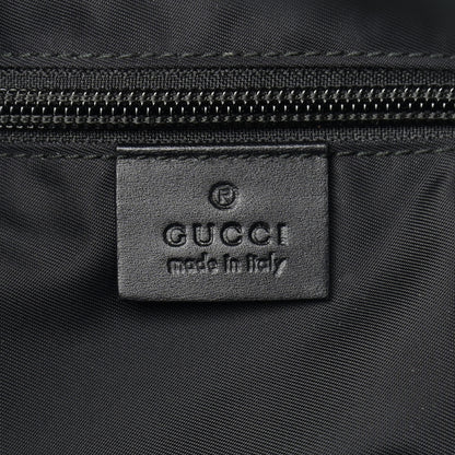 Gucci GG Supreme Monogram Web Medium Zippered Tote Beige Black 5 of 10