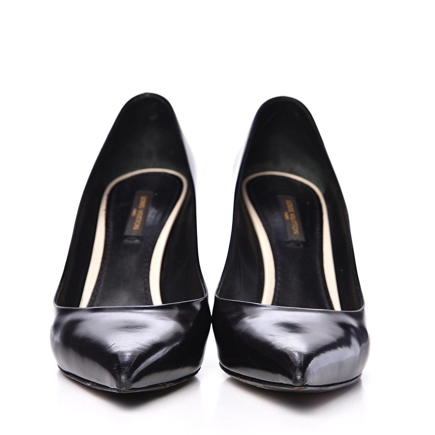 Calfskin Eyeline Pumps 37.5 Black