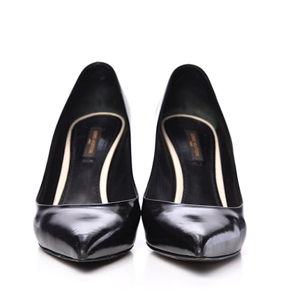 Louis Vuitton Calfskin Eyeline Pumps 37.5 Black 2 of 13