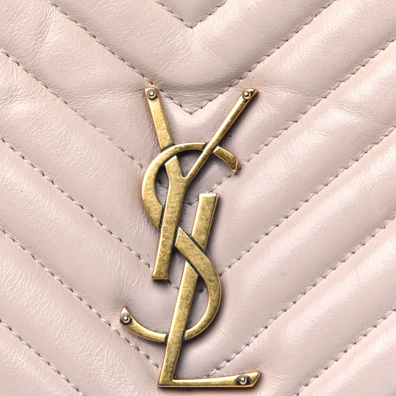 Saint Laurent Calfskin Matelasse Monogram Lou Camera Bag Washed Light Pink 23 of 31