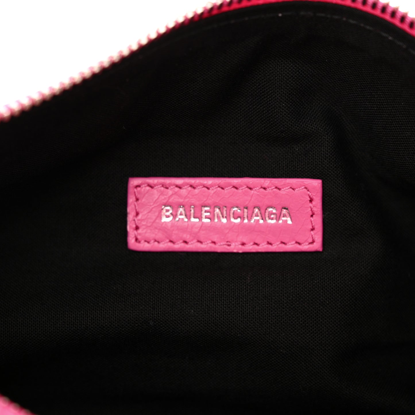 Agneau Arena Superbusy XS Sling Zip Shoulder Bag Hot Pink