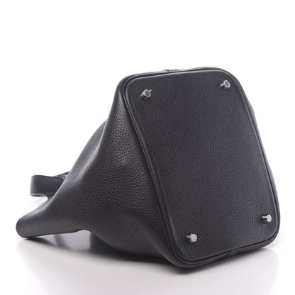 Hermes Taurillon Clemence Picotin Lock 22 MM Black 5 of 11