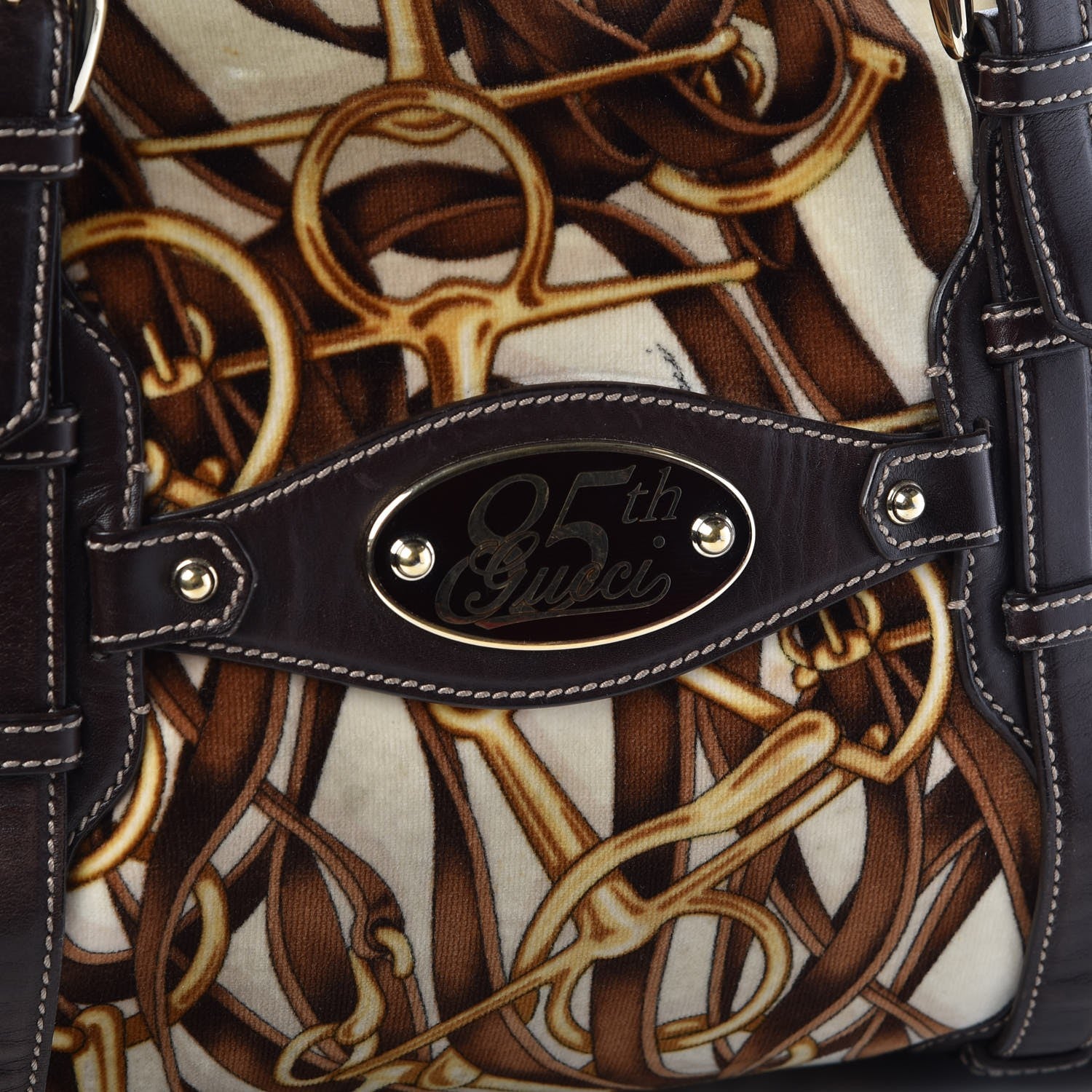 Gucci Velvet 85th Anniversary Boston Tote 14 of 15