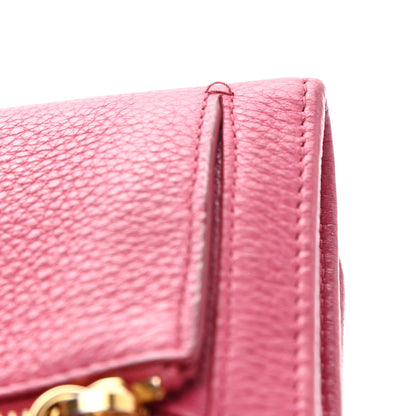 Prada Vitello Phenix Continental Flap Wallet Peonia 8 of 9