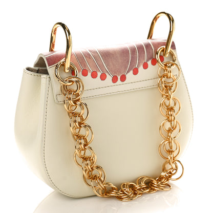 Chloe Calfskin Printed Mini Drew Bi-Color Shoulder Bag Dark Multicolor 3 of 8
