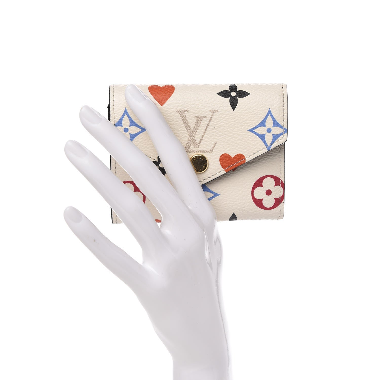 Louis Vuitton Game On Monogram Zoe Wallet White 2 of 8