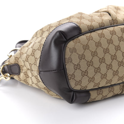 Gucci Monogram Medium Sukey Top Handle Dark Brown 6 of 10