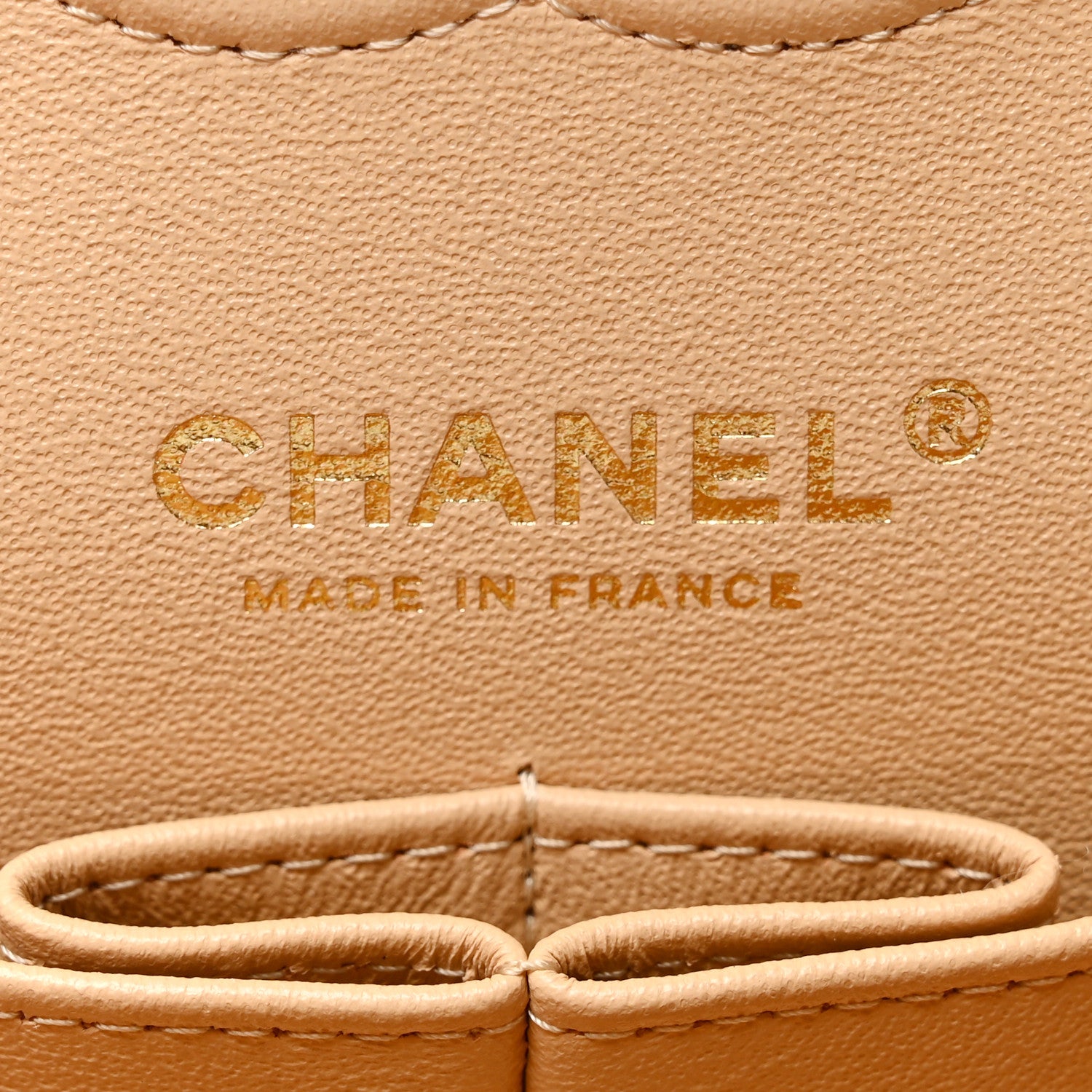 Chanel Caviar Quilted Small Double Flap Beige 6 of 10