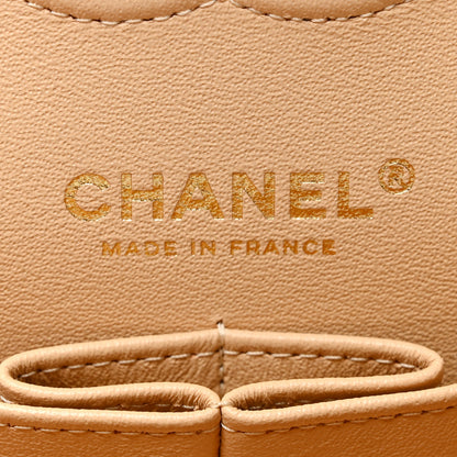 Chanel Caviar Quilted Small Double Flap Beige 6 of 10