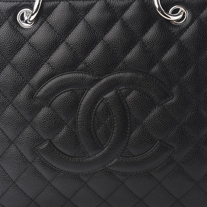Chanel Caviar Quilted Grand Shopping Tote GST Black 10 of 10