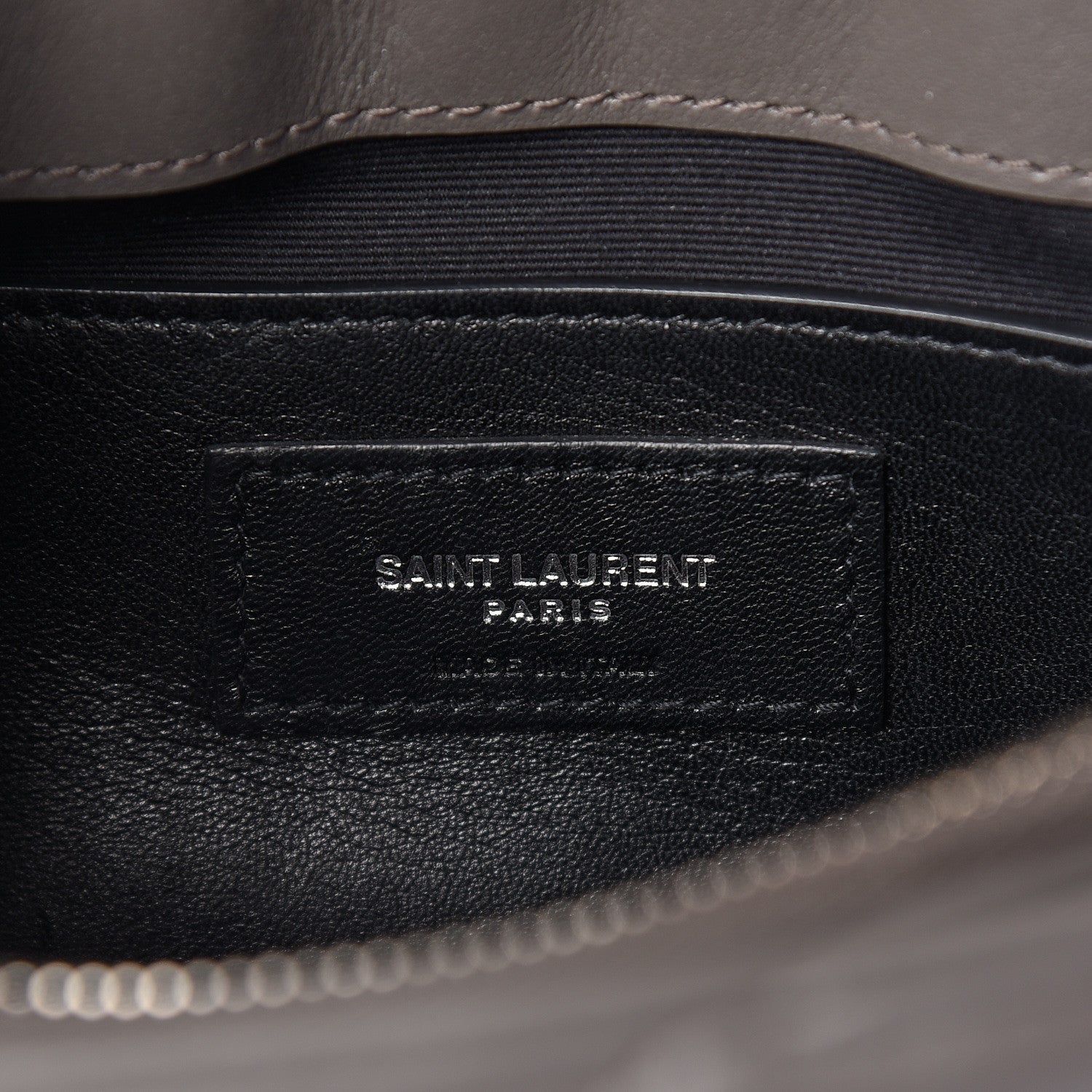 Saint Laurent Calfskin Y Quilted Monogram Small Loulou Chain Satchel Earth 6 of 11