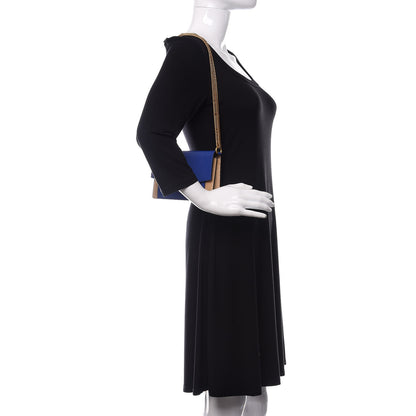 Givenchy Goatskin Suede GV3 Mini Chain Bag Midnight Blue 2 of 9