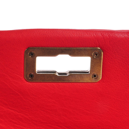 Lanvin Quilted Lambskin Happy Medium Shoulder Bag Coquelicot Orange 6 of 12