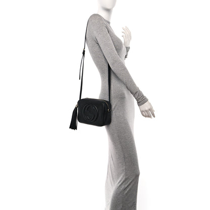 Gucci Pebbled Calfskin Small Soho Disco Bag Black 2 of 10