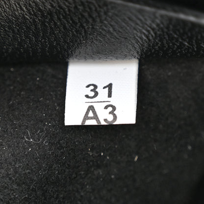 Prada Shearling Monotone Logo Tote Black White 9 of 12