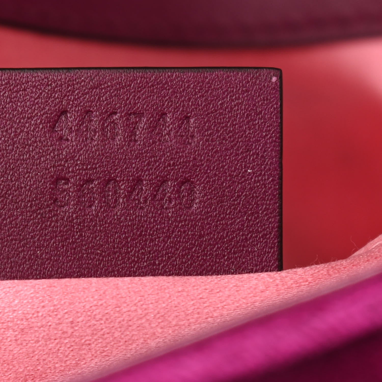 Gucci Velvet Matelasse Mini GG Marmont Shoulder Bag Fuchsia Violet Cyclamen 7 of 11