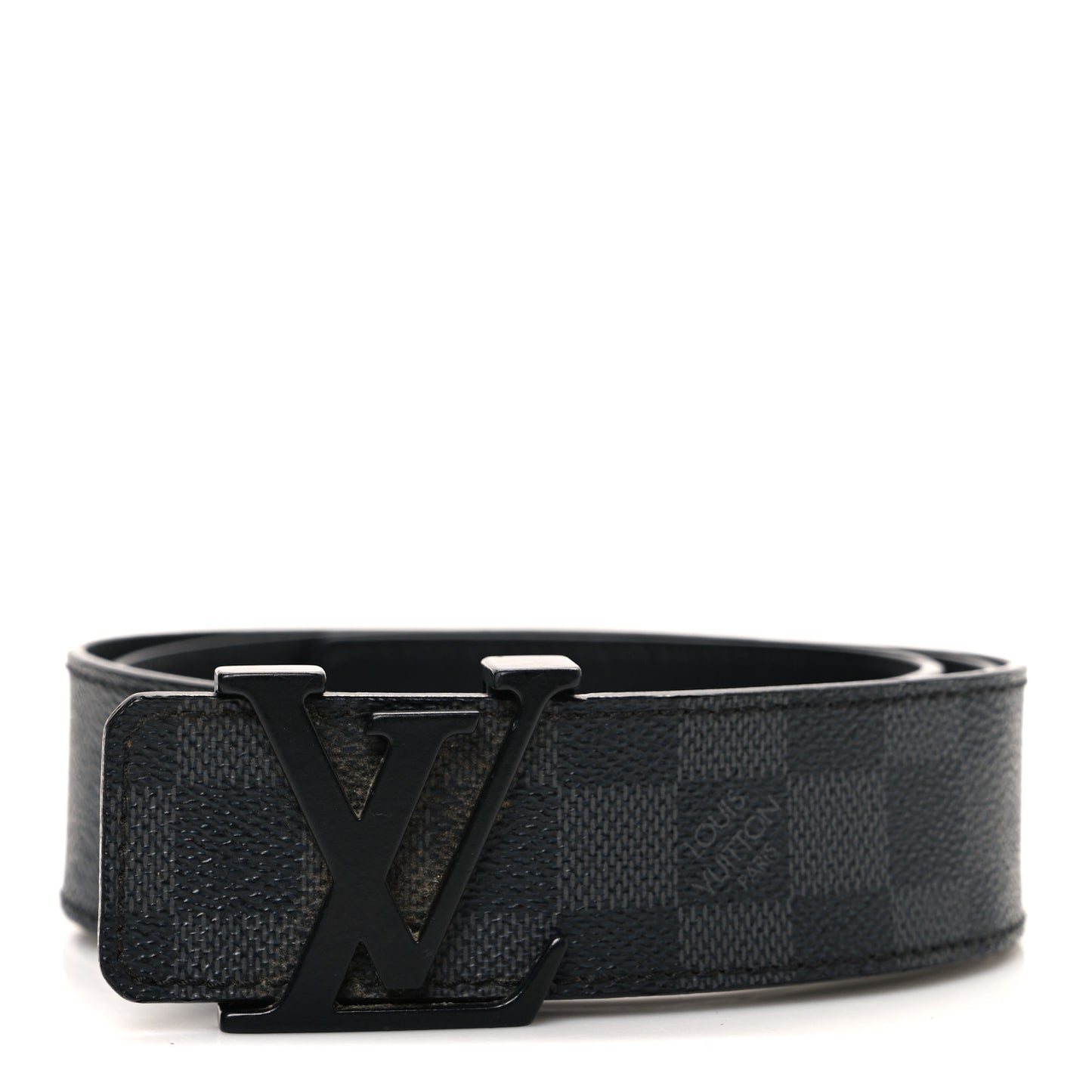 Damier Graphite 40mm LV Initiales Belt 95 38