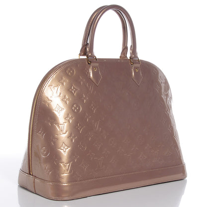 Louis Vuitton Vernis Alma GM Beige Poudre 3 of 7