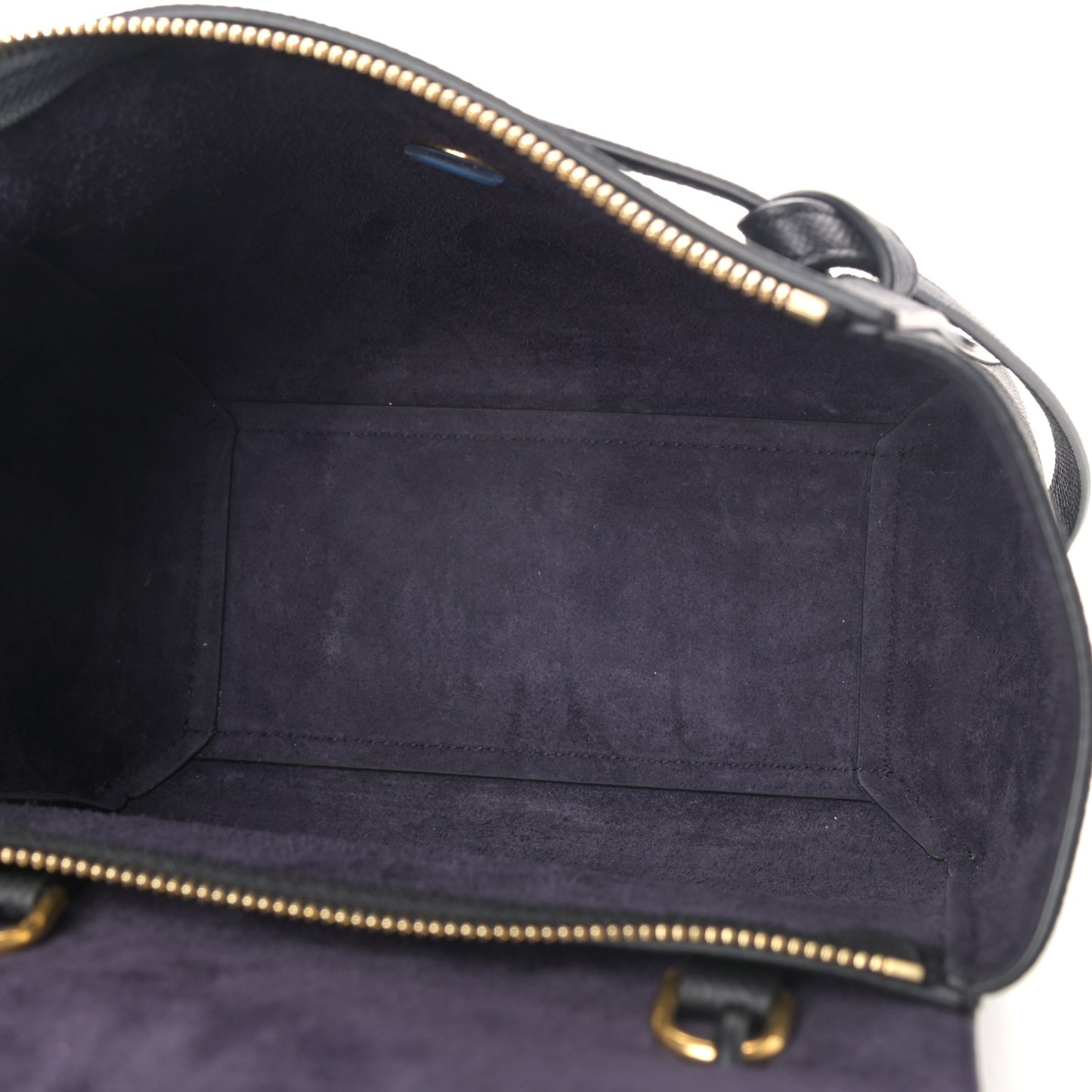 Grained Calfskin Nano Belt Bag Black